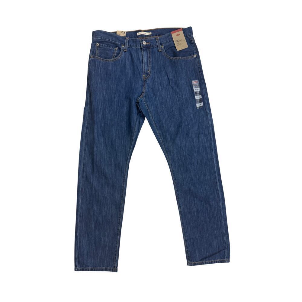 Levi's NWT 31x30 Middy Straight Jeans Mid Rise Denim Dark Wash